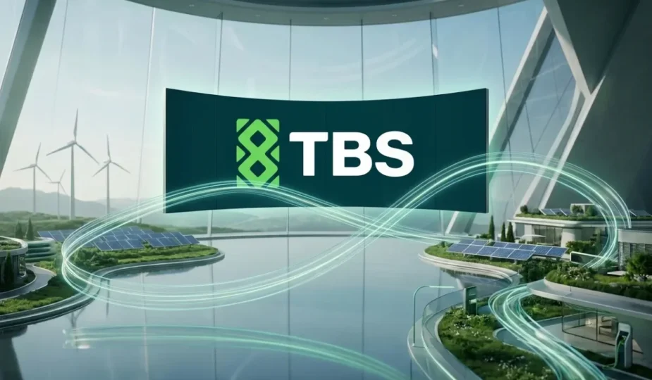 Pahami pesan pertumbuhan jangka panjang dalam logo TBS terbaru dan kaitannya dengan inovasi, transformasi bisnis, serta keberlanjutan